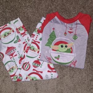 Star Wars Red and Green Pajama Sets Festive Sleepwear